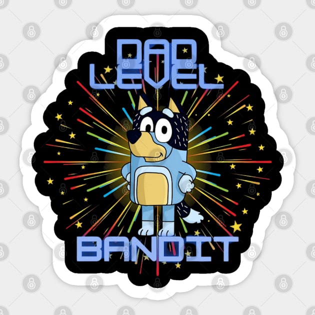 dad level bandit Sticker by GapiKenterKali
